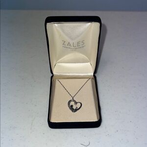 Silver Heart Pendant Necklace